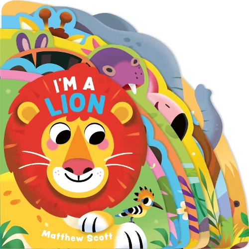 Paper book «I'm a Lion: A dinky shaped board book packed with wild animals!», author Ruth Symons - фото №1