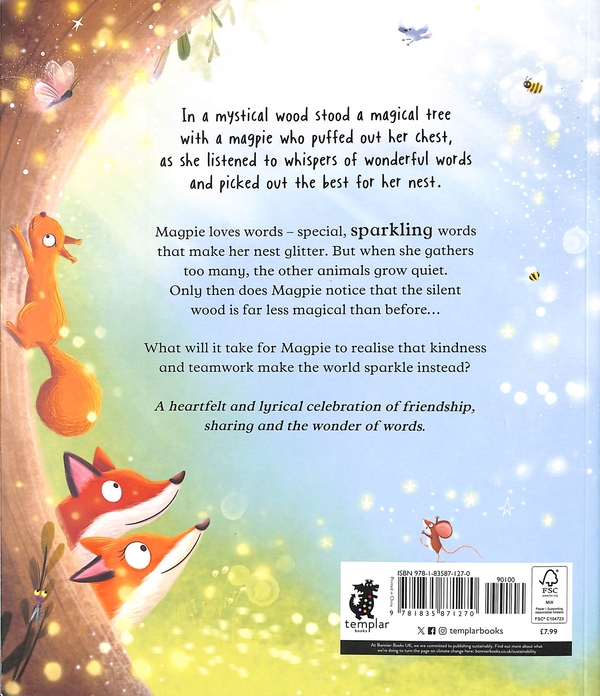 Бумажная книга «Magpie and the Sparkling Words», автор Люси Роуленд - фото №1