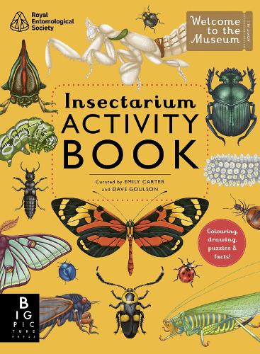 Паперова книга «Insectarium Activity Book», автор Дейв Ґолсон - фото №1