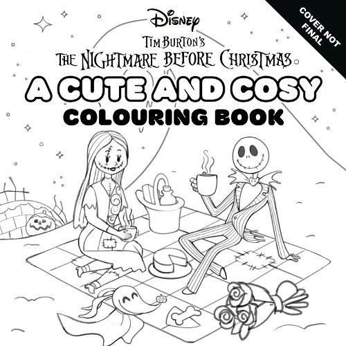 Бумажная книга «Disney Tim Burton's The Nightmare Before Christmas: A Cute and Cosy Colouring Book», автор The Walt Disney Company - фото №1