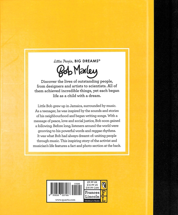 Бумажная книга «Little People, Big Dreams. Bob Marley», автор Мария Исабель Санчес Вегара - фото №1