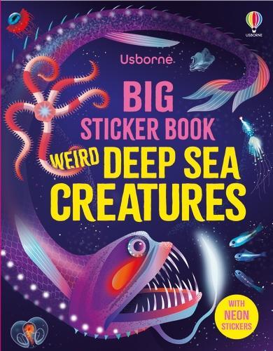 Паперова книга «Big Sticker Book Weird Deep Sea Creatures», автор Еліс Джеймс - фото №1