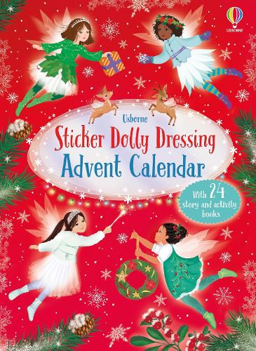 Паперова книга «Sticker Dolly Dressing Advent Calendar», авторів Фіона Вотт, Занна Девідсон - фото №1