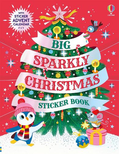 Паперова книга «Big Sparkly Christmas Sticker Book», автор Холлі Беті - фото №1