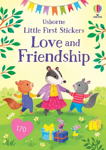 Бумажная книга «Little First Stickers Love and Friendship», автор Холли Бэти - фото №1