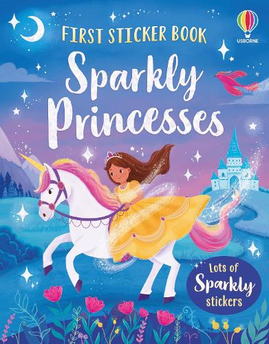 Паперова книга «First Sticker Book Sparkly Princesses», автор Крісті Пікерсгілл - фото №1