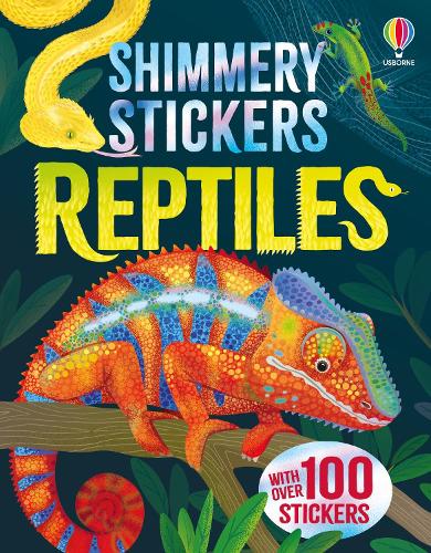 Бумажная книга «Shimmery Stickers Reptiles», автор Микаэла Тапселл - фото №1