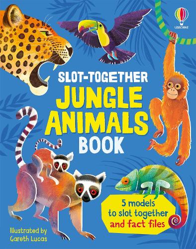 Паперова книга «Slot-Together Jungle Animals Book», автор Ебіґейл Вітлі - фото №1