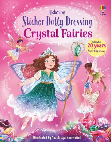 Паперова книга «Sticker Dolly Dressing Crystal Fairies», автор Фіона Вотт - фото №1