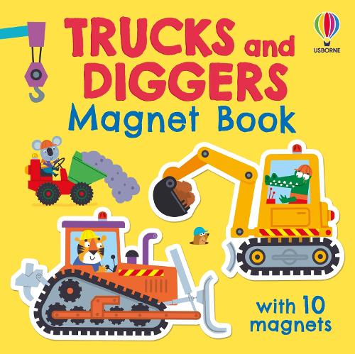 Бумажная книга «Trucks and Diggers Magnet Book», автор Кристи Пикерсгилл - фото №1