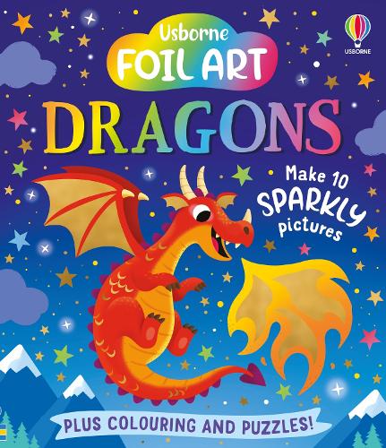 Бумажная книга «Foil Art - Dragons», автор Рози Диккинс - фото №1