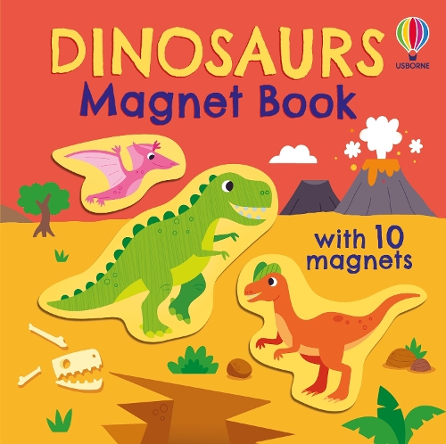 Бумажная книга «Dinosaurs Magnet Book», автор Кристи Пикерсгилл - фото №1