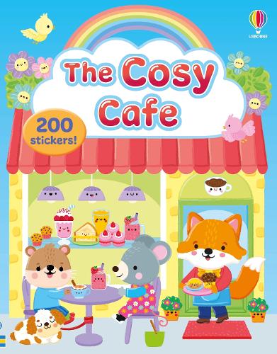 Бумажная книга «The Cosy Cafe Sticker Book», автор Лесли Симс - фото №1