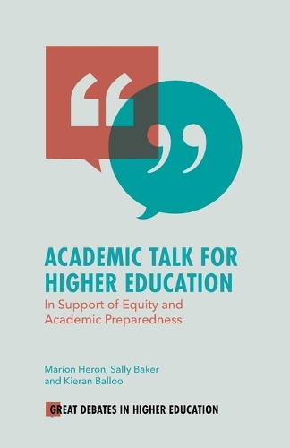 Паперова книга «Academic Talk for Higher Education: In Support of Equity and Academic Preparedness», автор Саллі Бейкер - фото №1
