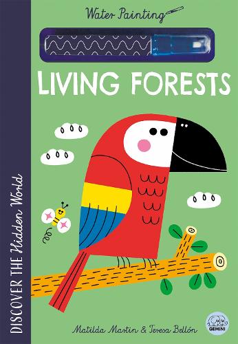 Бумажная книга «Hidden World - Water Painting Living Forests», автор Матильда Мартин - фото №1
