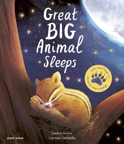 Бумажная книга «Great Big Animal Sleeps: Lift the flaps to discover who's hiding», автор Саския Гвинн - фото №1