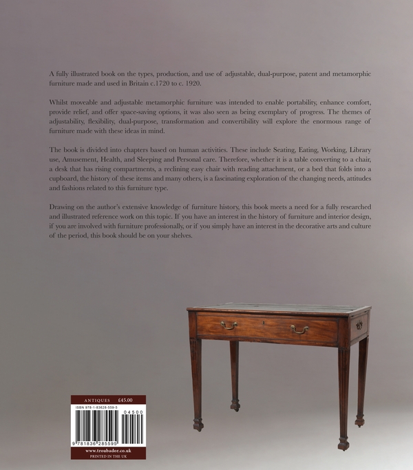 Паперова книга «Metamorphic, Patent, and Adaptable British Furniture: 1720-1920», автор Клайв Едвардс - фото №1
