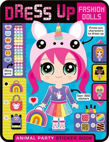 Бумажная книга «Dress Up Fashion Dolls Animal Party», автор Софи Коллингвуд - фото №1