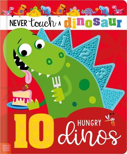 Бумажная книга «Never Touch a Dinosaur: 10 Hungry Dinos», автор Кара Дженкинс - фото №1