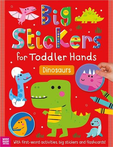 Паперова книга «Big Stickers for Toddler Hands: Dinosaurs», автор Софі Колінгвуд - фото №1