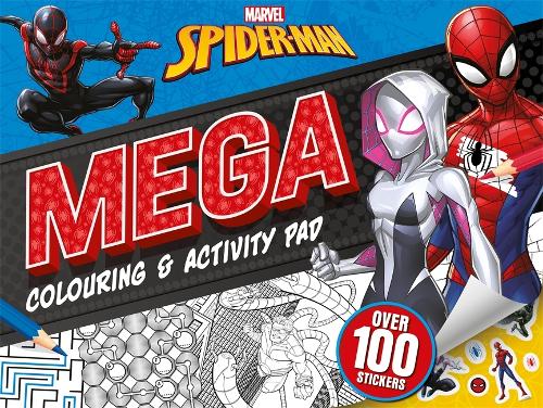 Паперова книга «Marvel Spider-Man: Mega Colouring & Activity Pad», автор Волт Дісней - фото №1