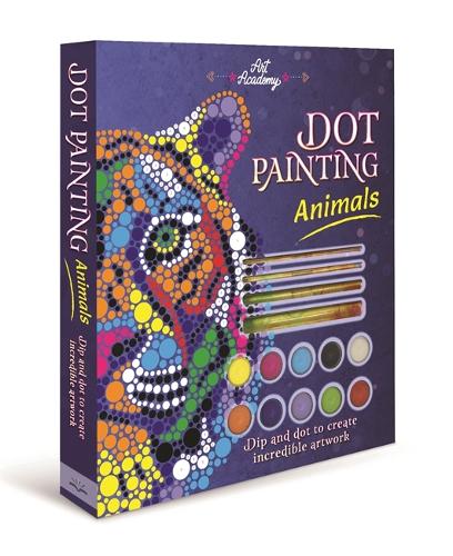 Паперова книга «Dot Painting: Animals: A Complete Dot Art Kit with Tools, Paints, and Step by Step Animal Designs», автор Sparkpool - фото №1