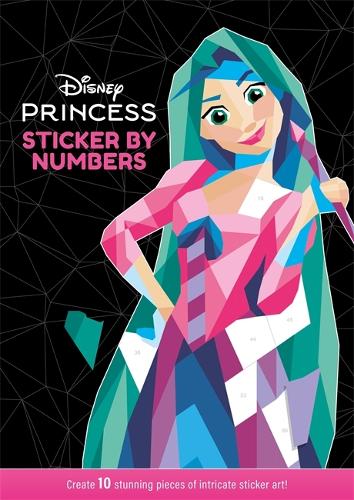 Бумажная книга «Disney Princess: Sticker By Numbers», автор Уолт Дисней - фото №1