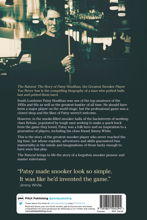 Бумажная книга «The Natural: The Story of Patsy Houlihan, the Greatest Snooker Player You Never Saw», автор Люк Уильямс - фото №1