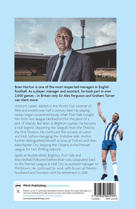 Бумажная книга «Two Thousand Games: A Life in Football», авторов Брайан Хортон, Тим Рич - фото №1
