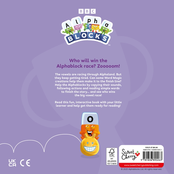 Бумажная книга «The Super Speedy Race: An Interactive Alphablocks Storybook», автор Alphablocks - фото №1