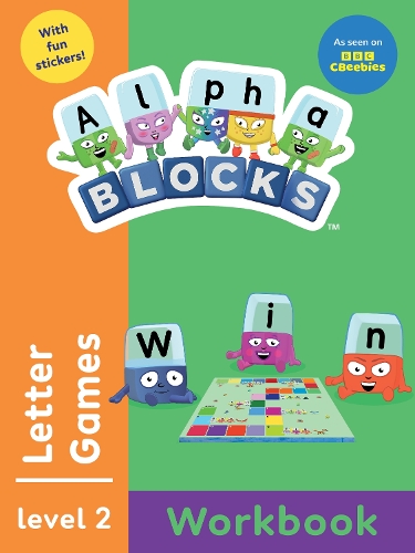 Бумажная книга «Alphablocks Letter Games (Orange Level Workbook)», автор Alphablocks - фото №1