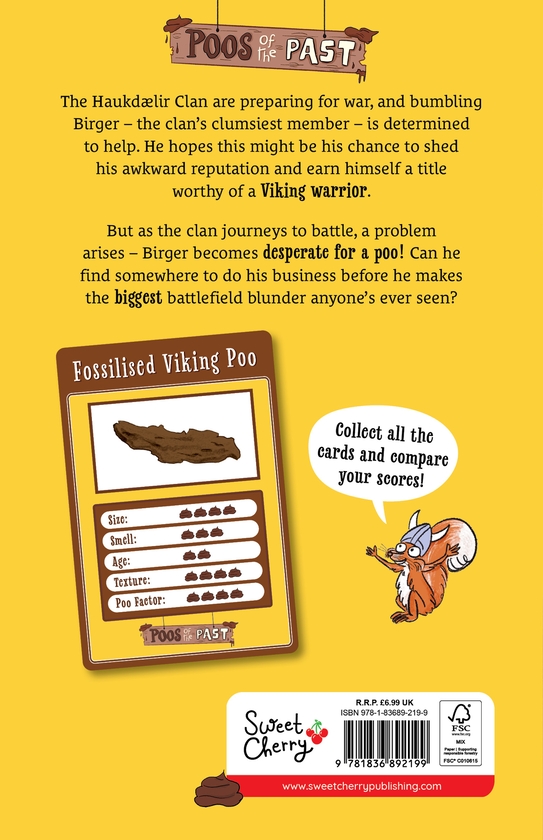 Паперова книга «Poos of the Past - The Viking’s Stinky Victory», автор Стелла Тараксон - фото №1