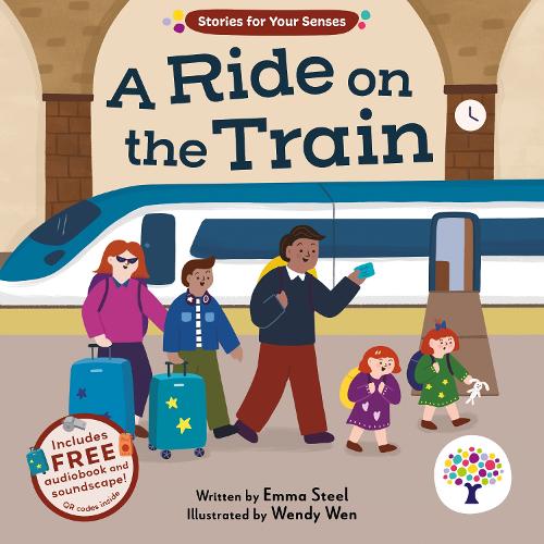Паперова книга «Stories for Your Senses: A Ride on the Train», автор Емма Стіл - фото №1