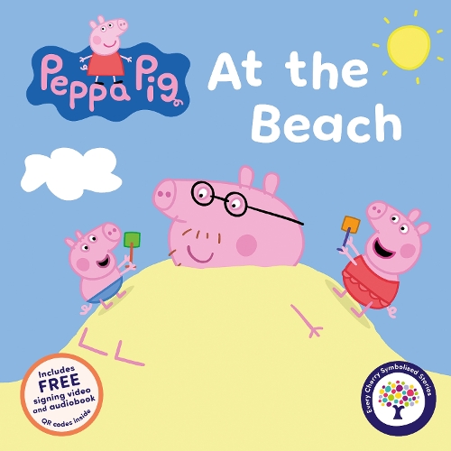 Бумажная книга «Peppa Pig: At the Beach (Symbolised Story)», автор Свинка Пеппа - фото №1