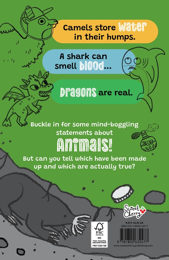 Паперова книга «Fake or Fact? Animals», автор Келлі Джонс - фото №1