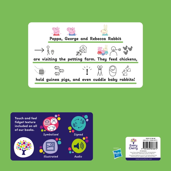 Бумажная книга «Peppa Pig: The Petting Farm (Symbolised Story)», автор Свинка Пеппа - фото №1