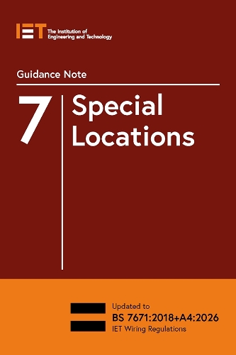 Бумажная книга «Guidance Note 7: Special Locations», автор The Institution of Engineering and Technology - фото №1