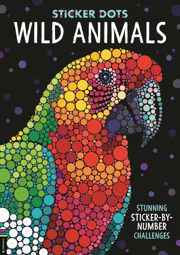 Бумажная книга «Sticker Dots: Wild Animals: Stunning Sticker by Numbers Challenges», автор Даниэла Геремия - фото №1
