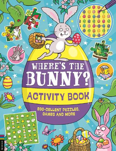Паперова книга «Where’s the Bunny? Activity Book: Egg-cellent puzzles, quizzes and more» - фото №1