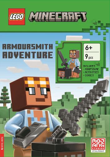 [object Object] «LEGO® Minecraft®: Armoursmith Adventure Activity Book (with Armoursmith minifigure and accessories)» - фото №1