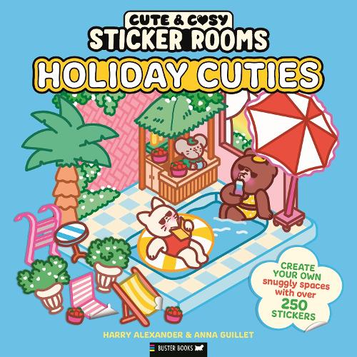 Паперова книга «Sticker Rooms: Holiday Cuties», авторів Анна Гільє, Гаррі Александер - фото №1