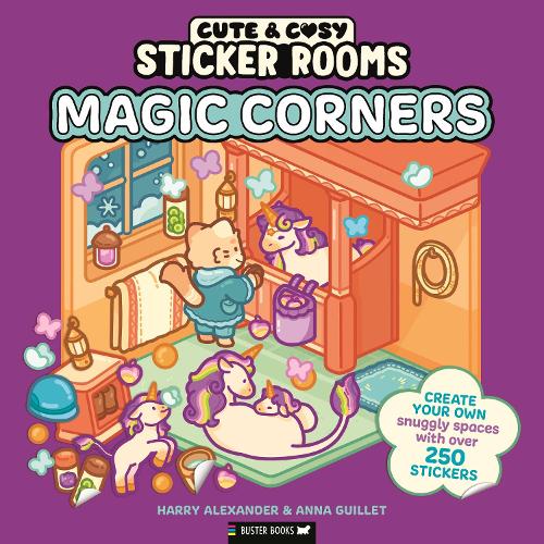 Бумажная книга «Sticker Rooms: Magic Corners», авторов Анна Гилье, Гарри Александр - фото №1