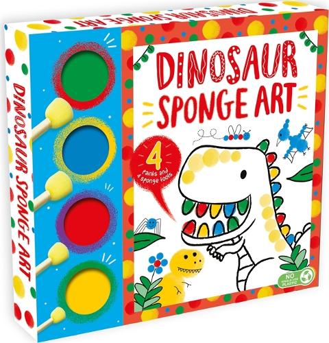 Паперова книга «Dinosaur Sponge Art», автор Igloo Books - фото №1