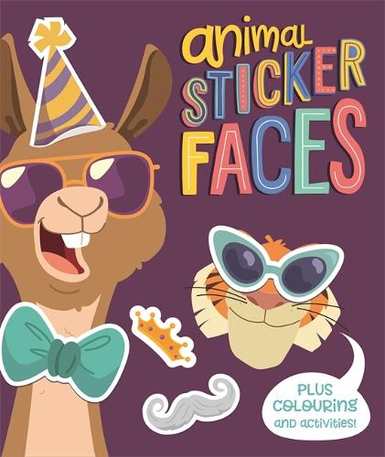 Паперова книга «Animal Sticker Faces», автор Igloo Books - фото №1
