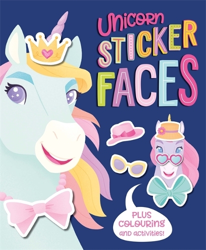 Бумажная книга «Unicorn Sticker Faces», автор Igloo Books - фото №1