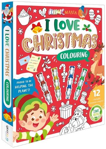 Бумажная книга «I Love Christmas Colouring», автор Igloo Books - фото №1