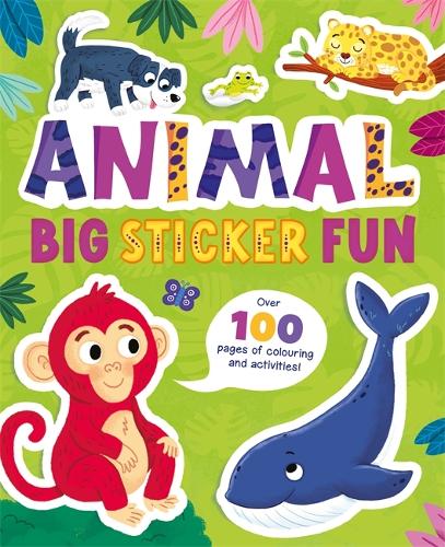 Бумажная книга «Animal Big Sticker Fun», автор Igloo Books - фото №1