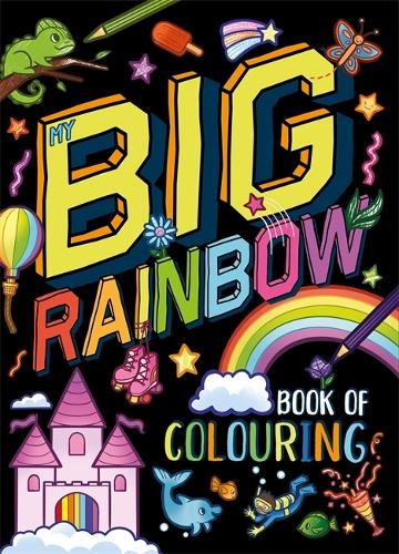 Бумажная книга «My Big Rainbow Book of Colouring», автор Igloo Books - фото №1