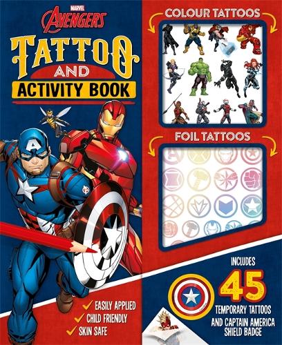 Бумажная книга «Marvel Avengers: Tattoo and Activity Book», автор Marvel Entertainment International Ltd - фото №1