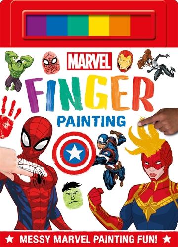 Паперова книга «Marvel: Finger Painting», автор Marvel Entertainment International Ltd - фото №1